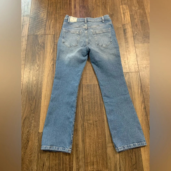 We The Free Low Maintenance Mid-Rise bootcut Jeans light blue denim boho spring - Picture 8 of 11